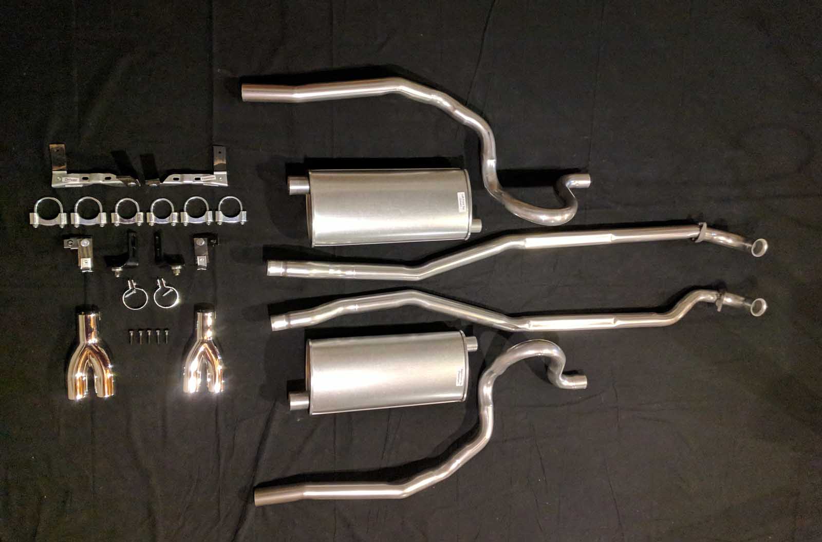 thumbnail image 2 of 70-71 Pontiac GTO LeMans Dual Exhaust System – Complete Aluminized Kit, Non-Ram Air, The Parts Place Inc. 2 of 4